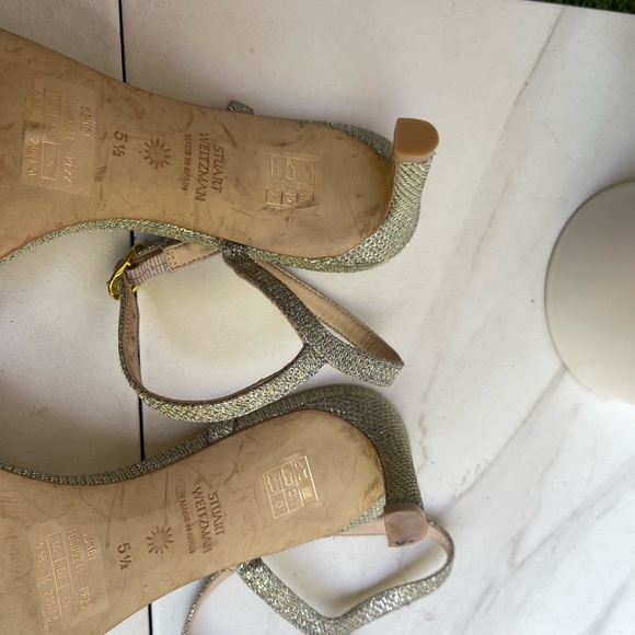 Stuart Weitzman Starla Metallic sandals size 5.5 - Picture 8 of 13